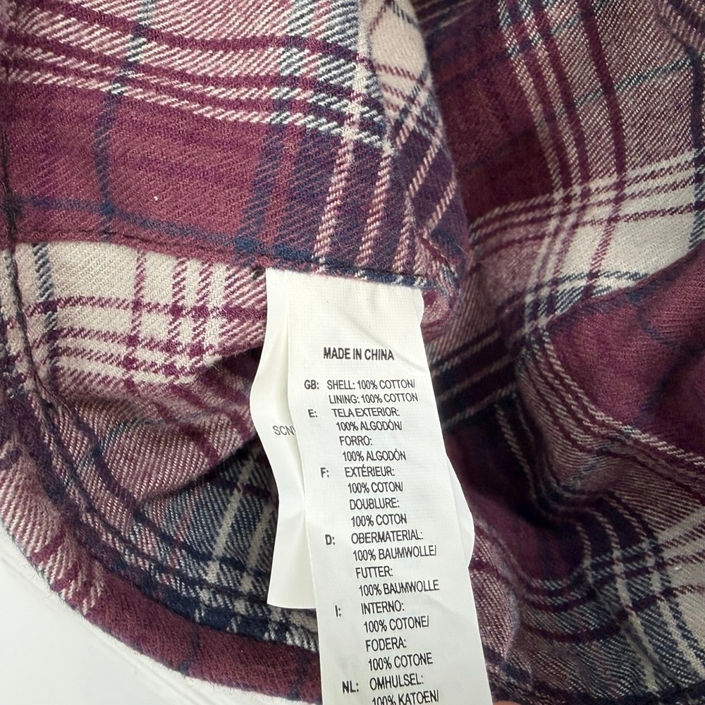 Vans Reversible Trenches Black Plaid Flannel Ear Flap Cap Women's Size SM NEW - Picture 14 of 15
